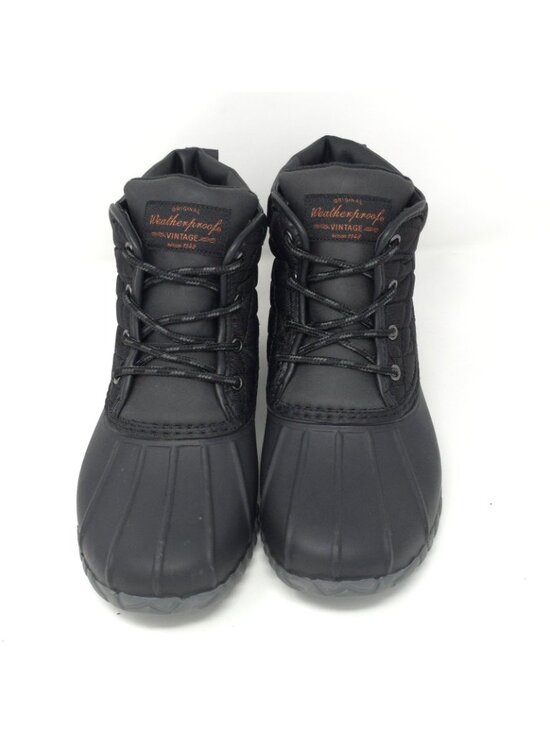 Weatherproof Vintage Aidan Black Duck Lace-Up Boots Water-Resistant US 8 M NIB main image 7